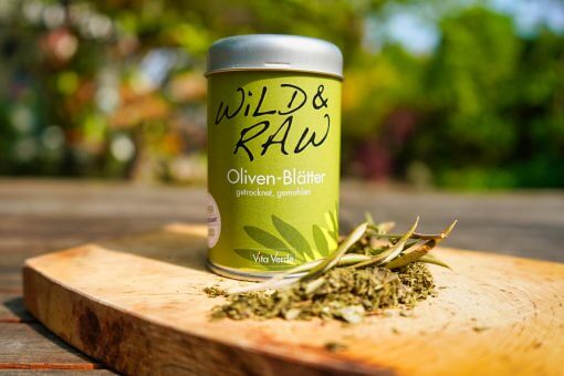 Vita Verde Bio-Oliven-Blätter Auf Brett in Dose - Detox mit Olivenblättern