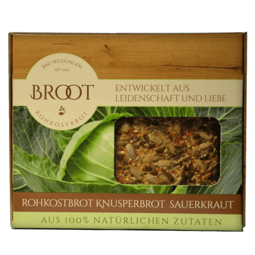 Rohkostbrot-Sauerkraut