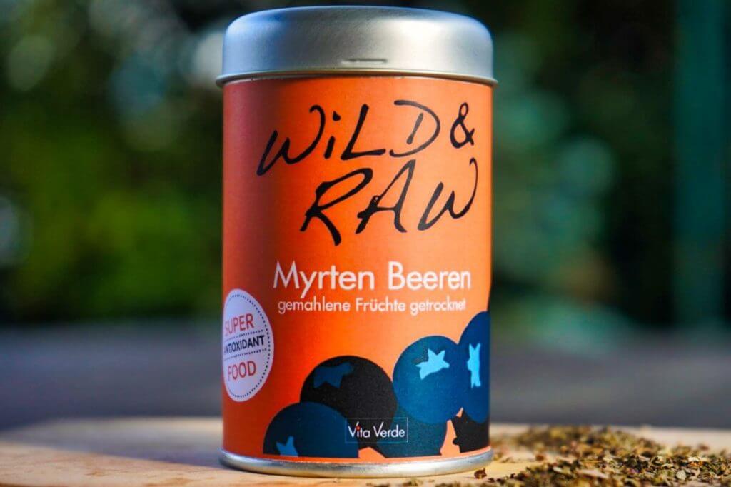 Vita Verde Myrtenbeeren gemahlen Dose Produktbild