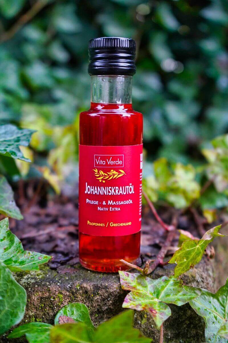 NEU: Johanniskrautöl, Pflege- & Massageöl, 100 ml - VitaVerde