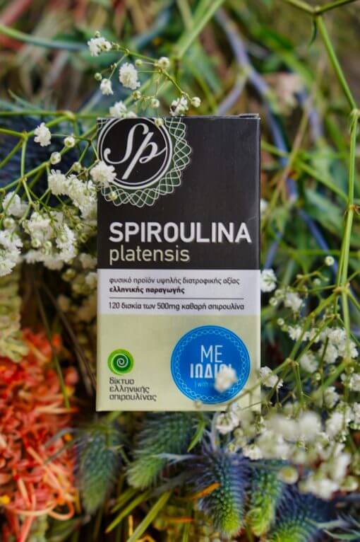 Spiroulina Platensis-Tabletten mit Jod