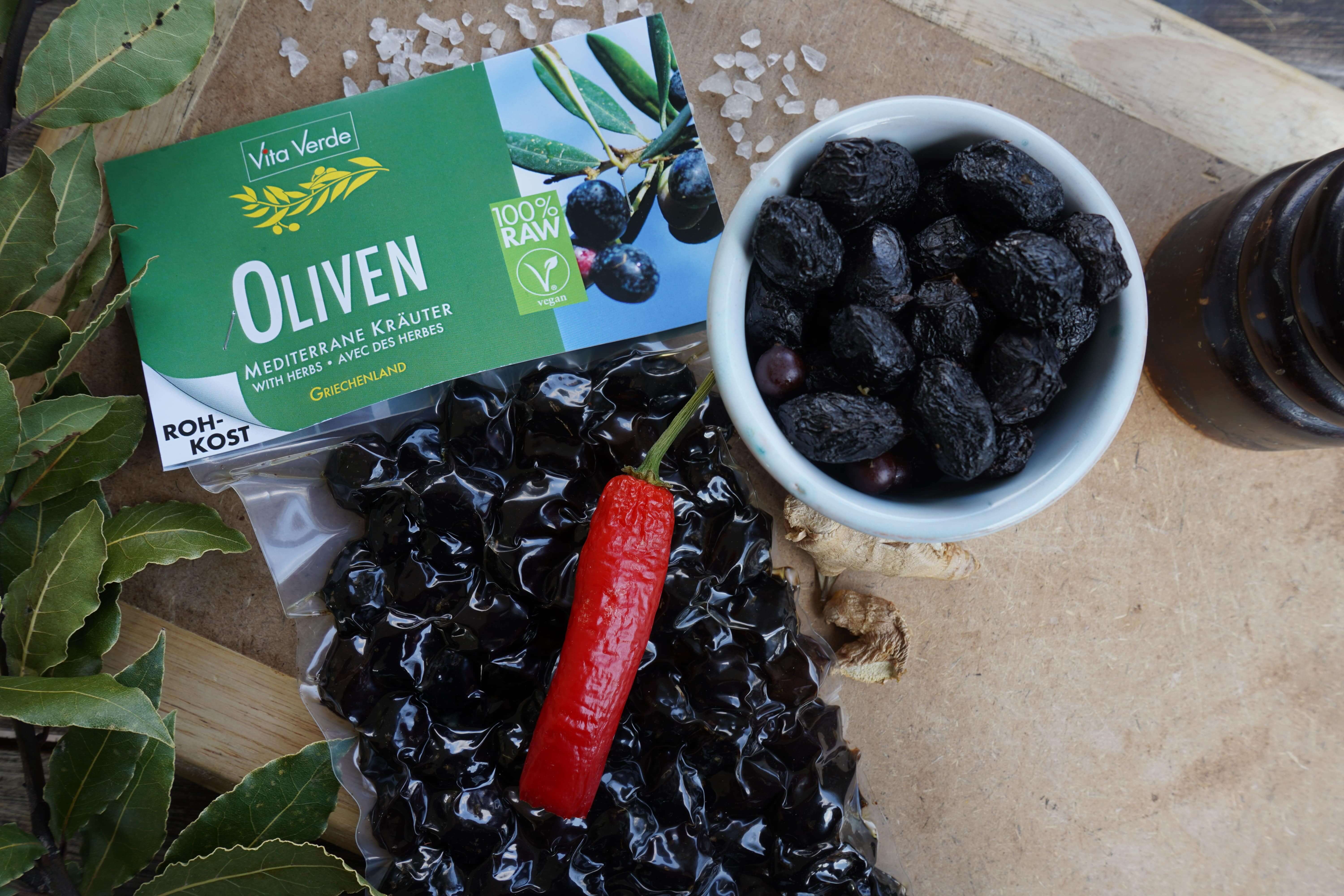Rohkost Dip mit Oliven - Vita Verde 💚 Shop