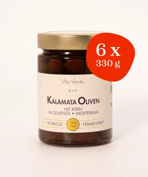 6-x-griechische-Bio-Kalamata-Oliven-mit-Kern-in-Olivenoel-mediterran-330-g