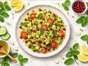 Marokkanischer-Minz-Couscous-Salat-